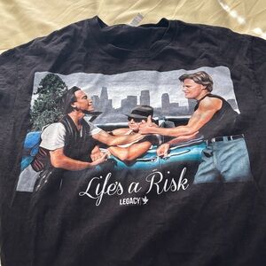 Legacy Black Short-Sleeve 'Life's a Risk' BLOOD IN BLOOD OUT